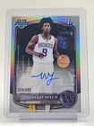 WESLEY YATES III 2025-26 BOWMAN CHROME 1ST ROOKIE RC AUTO REFRACTOR /499 Q3882