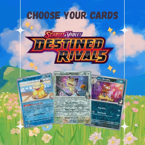 Choose Your Cards Pokemon Destined Rivals NM Holo and Reverse