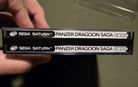 4 Disc Jewel Case Custom Panzer Dragoon Saga - Sega Saturn READ DESCRIPTION 