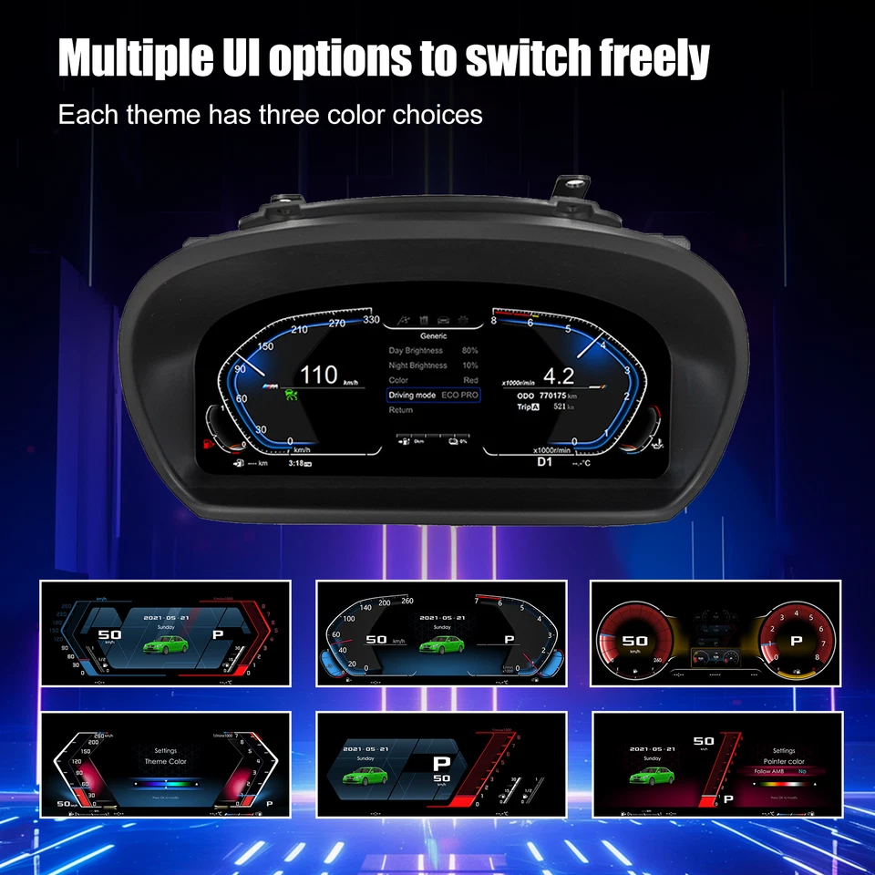 12.3IN Digital Cluster Instrument Speedometer For BMW 1 Series E88 E87 2006-2015 - Изображение 3 из 4