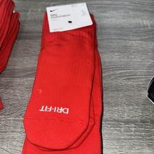 Nike Mens Performance Baseball/Softball Size M DJ9737 KneeHigh Socks 2 Pairs Red