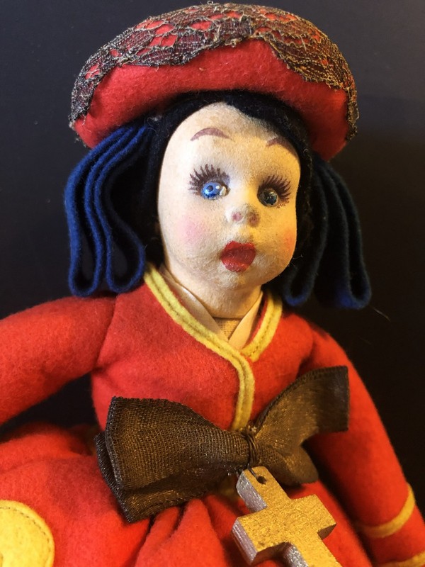 Lenci 9" vintage Mascotte Doll