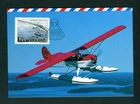 2001 Sweden 5k Nyberg Flugen. Aviation FDC Maximum Card. First Day Maxi Postcard