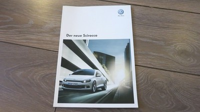 VW Scirocco Prospekt Broschüre 10/2008 - Volkswagen
