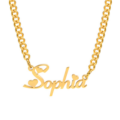 Personalized Unique Name Necklace Custom Women Pendant Chain
