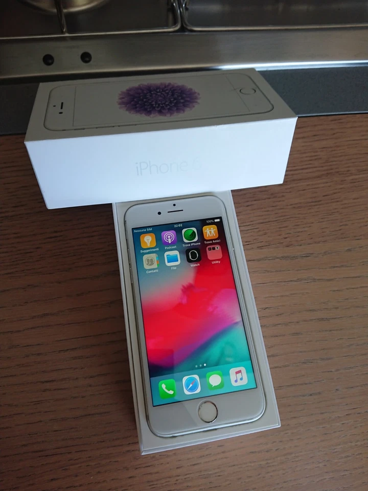 Apple iPhone 6 Silver 16gb In Scatola Con Accessori  - Immagine 4 di 4