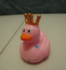 Collectible Pink Halloween Rubber Duck Toy- Jeep Duck- Bath Toy- King Duck