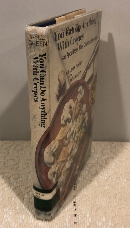 You Can Do Anything with Crepes by Virginia Pasley &Jane Green, 1970 Hardcover Foto 2 de 4