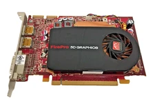 AMD FirePro V5700 102B6670102 3D Graphics Card 512MB 2*Display-Port 1*DVI
