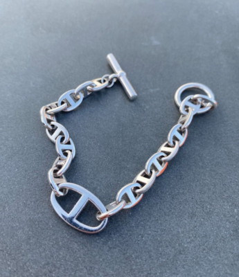 アクセサリー MEXICO MADE SILVER925 PIG NOSE BRACELET Sterling Silver S925 Pig Nose Shaped Link Silver Bracelet with
