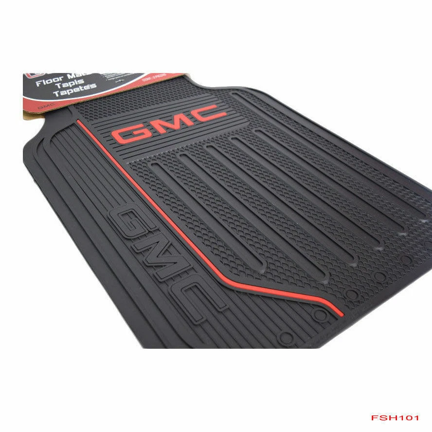 New 4pc GMC Elite Car Truck Suv Van Heavy Duty All Weather Rubber Floor Mats Set Foto 3 de 3