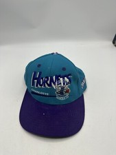 VTG 90's Charlotte Hornets SnapBack Hat Basketball NBA Licensed Vintage