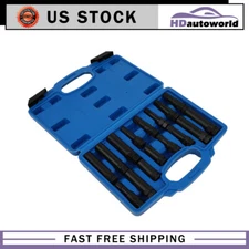 16Pcs Security Locking Lug Nut Master Key Set Wheel Lock Removal Tool Kit