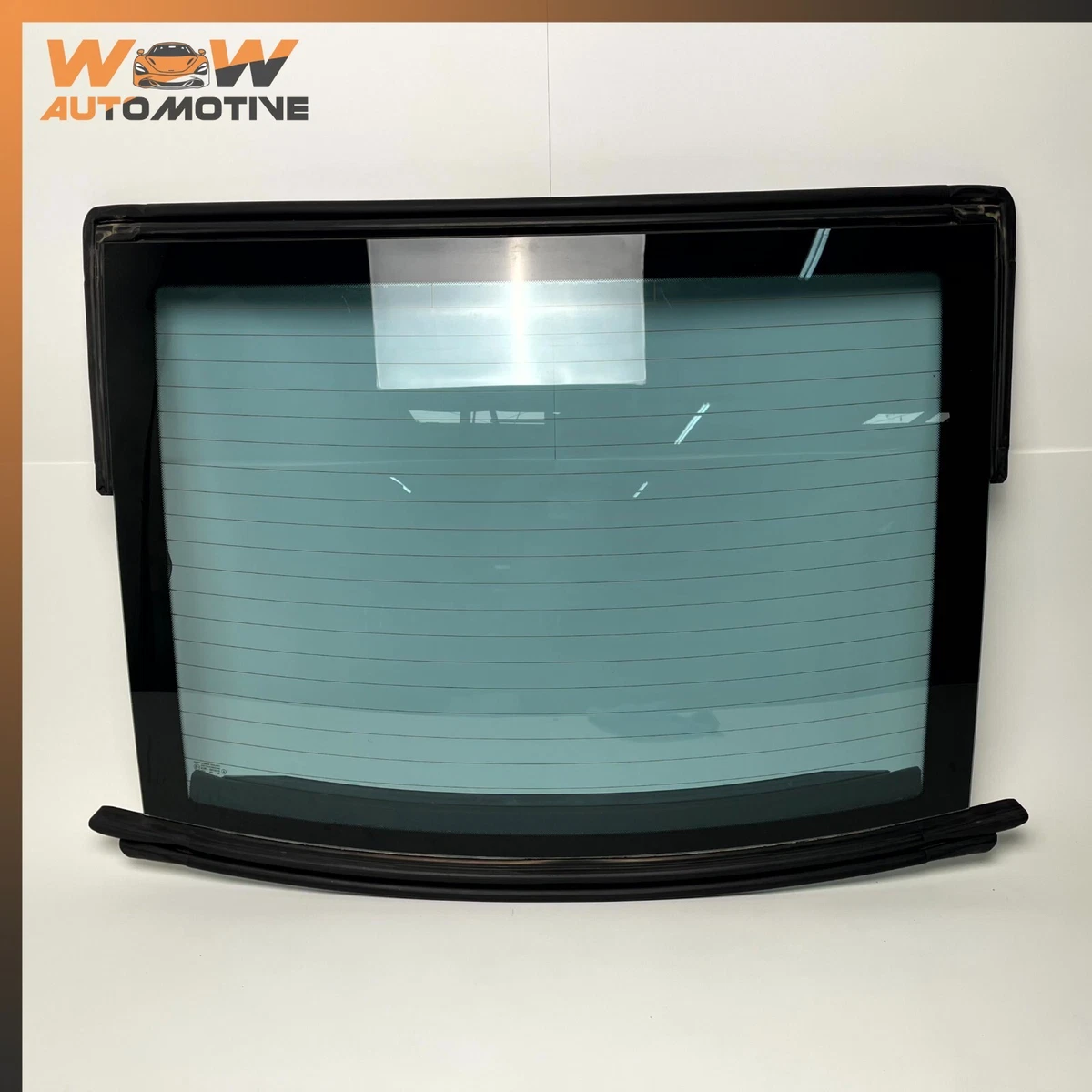 Parabrisas Trasero (windschott) Estilo "Pagoda" Para Mercedes SL W113 (1963-1971) - Negro, Marca KAWI