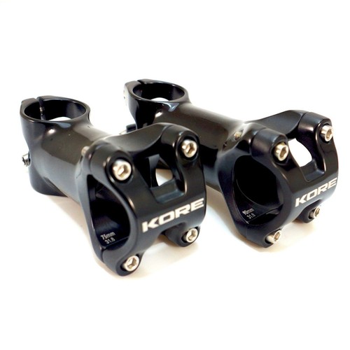 Kore Durox 1-1/8" Stem Clamp 31.8mm MTB Road Bike Stem Length: 75-90mm Black - Picture 2 of 11