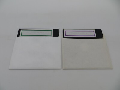 5.25'' Floppy Disks VGA_JAX8212 Utility #1 #2 vintage computer discs