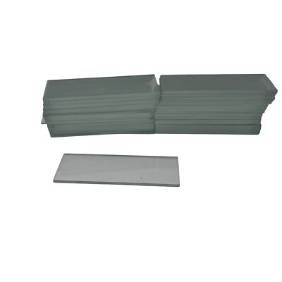 Blank Microscope Slides & Cover Glass For Laboratory Science Optical Microscopes