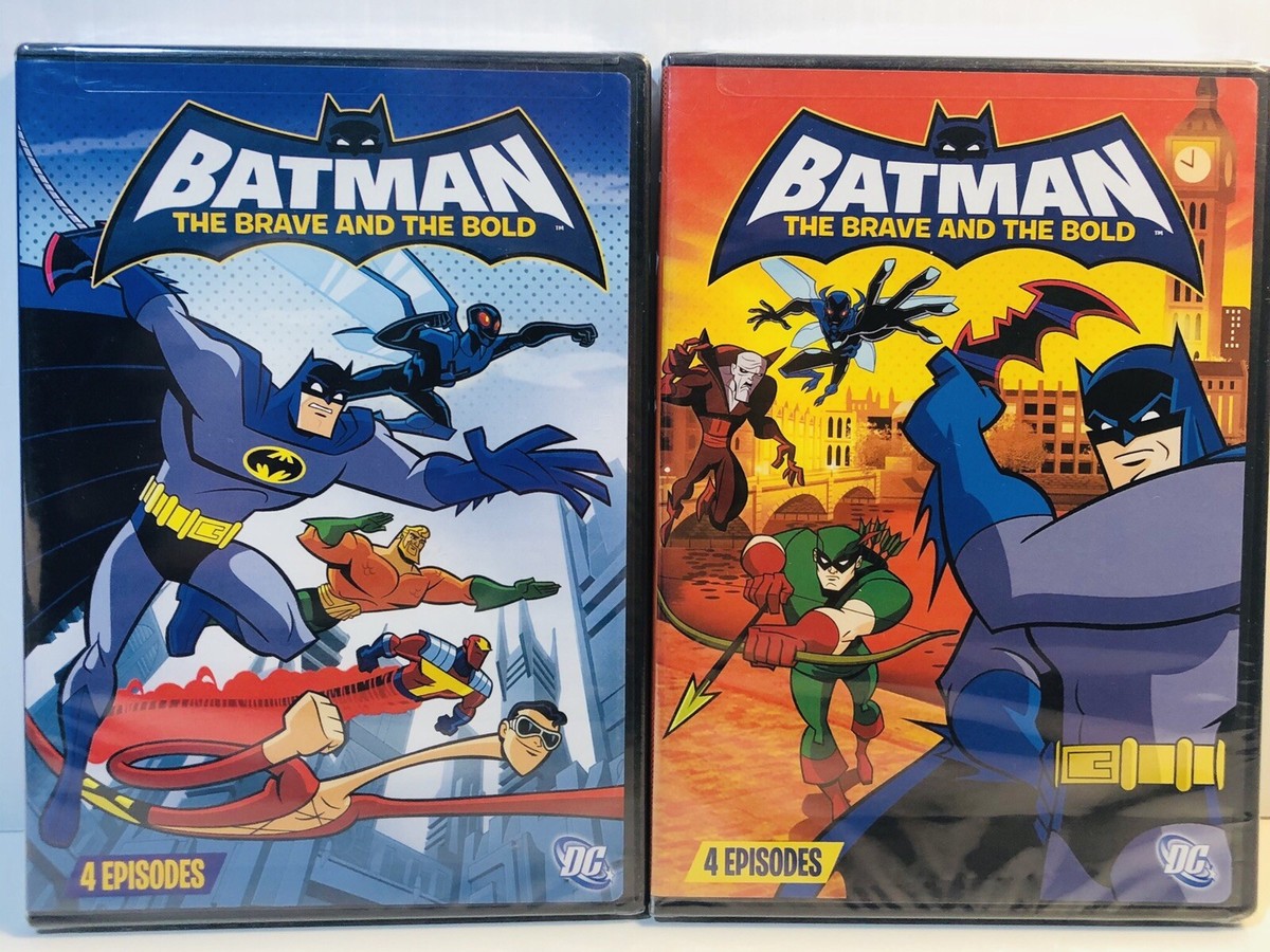 Batman The Brave and the Bold 4 Episodes each DVD Brand New Sealed
