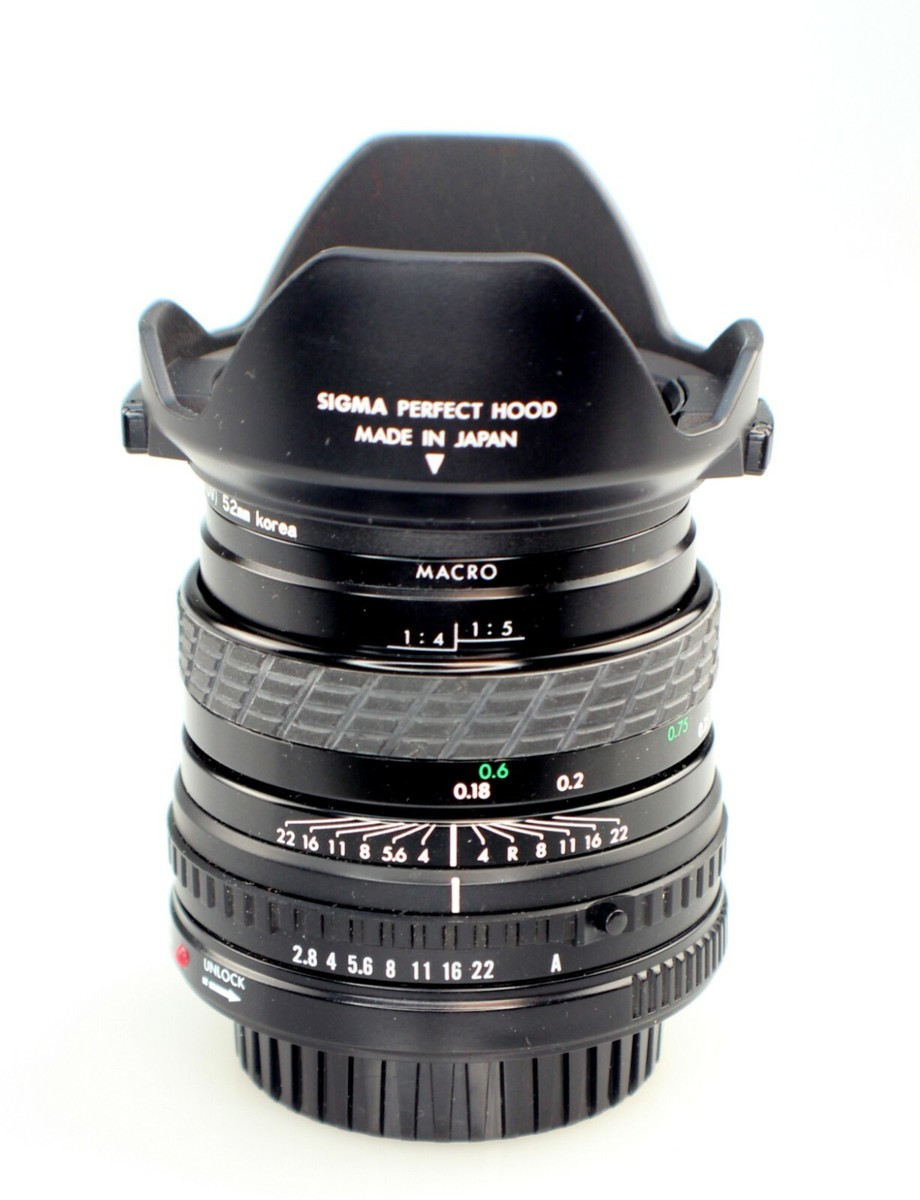 Sigma Super Wide 24mm F2.8mm Lens F-1, A-1, AE-1, AE-1 Progam, T90