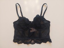 Auden Women's Lace Lingerie Corset, Black, Size Small  See Description 