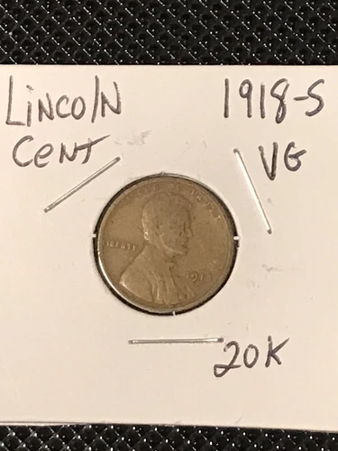 1918-S Lincoln Cent VG