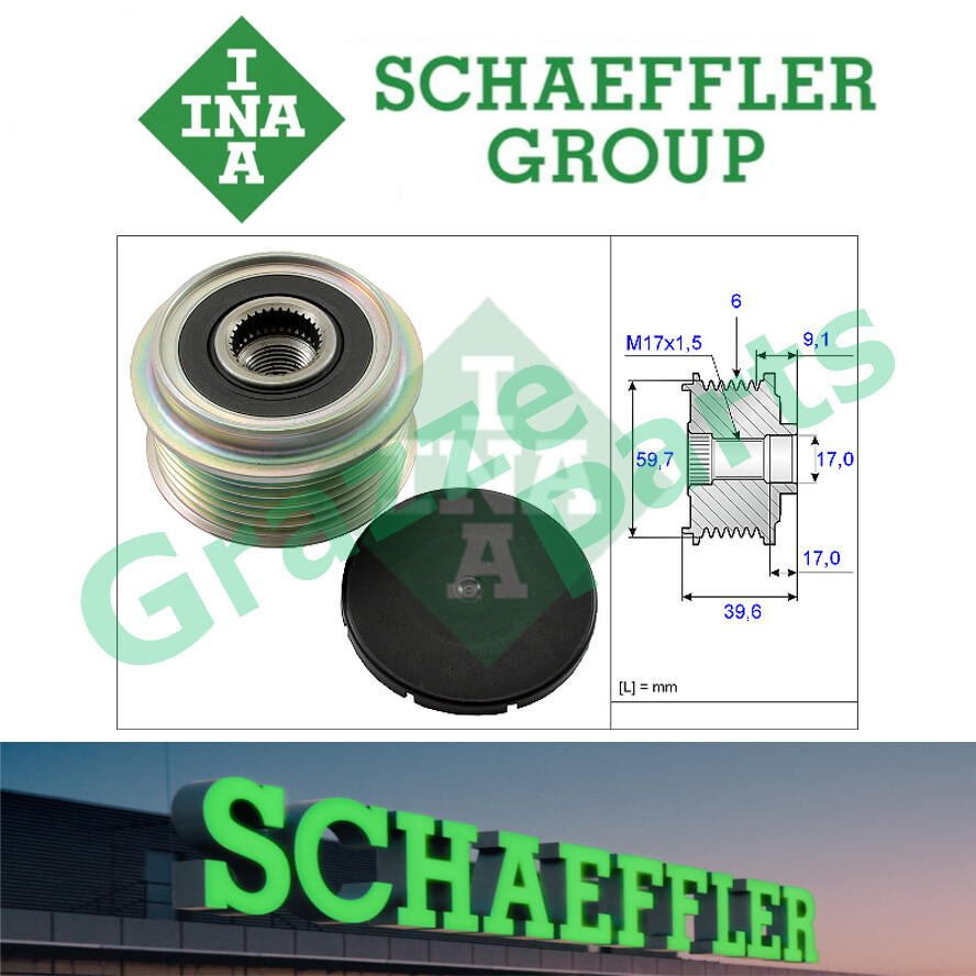 INA Schaeffler Alternator Pulley Bearing 535013310 Proton Saga FL