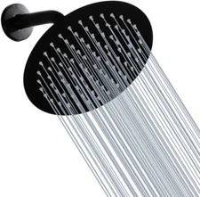 Black Shower Head Ggstudy 6 Inch round Rain Shower Heads Stainless Steel High Pr