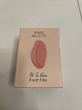 Bare August Glass Foot File Callus Remover- Heel Scraper  in Shower Pink