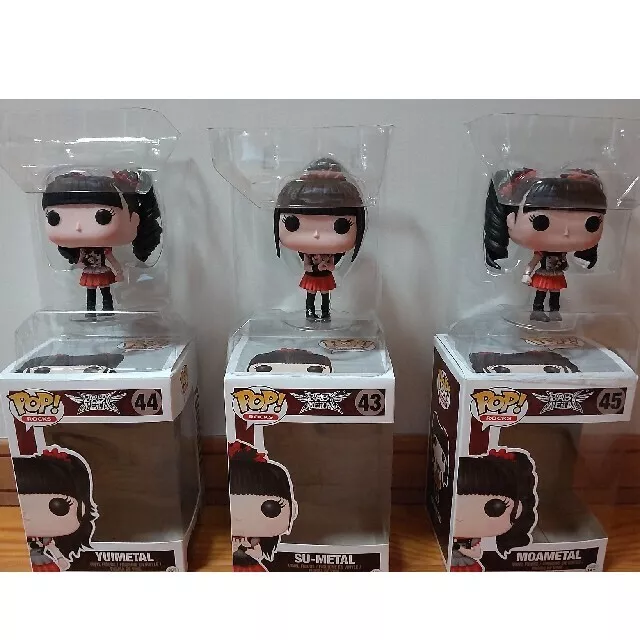 POP! ROCKS BABY METAL New FUNKO SU-METAL YUIMETAL MOAMETAL SET OF