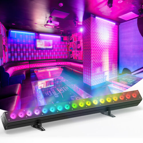 270W Wall Wash Light RGBWA UV 6 IN 1 LED DJ Disco Stage Beam Band Party Lighting - Afbeelding 1 van 12