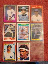 Deion Sanders [ ROOKIES ] 1989 - 1990 NM 8 card lot{ PRIME TIME } Baseball lot !