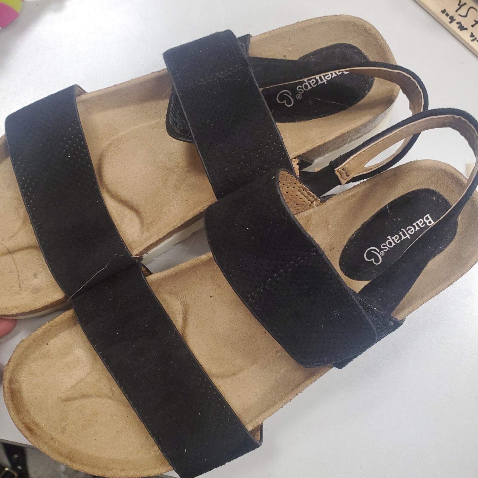 APL BARETRAPS SANDALI SLIP ON NERI TAGLIA donna 9 5 usati