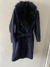 Bnwot Lovely Ladies Long Kaleidoscope Winter Smart Coat / Jacket In Size Uk 16