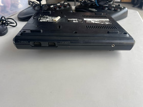 Sega Genesis Console 9 Game Bundle 2 Power Sticks 1 Controller Cables All Tested