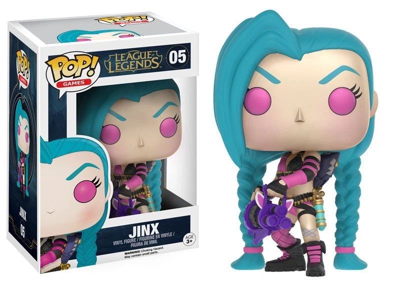 Jinx Champion League of Legends LoL POP! Games #05 Vinyl Figur Funko