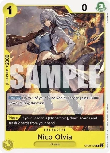 Nico Olvia OP09-106 Emperors in the New World One Piece TCG Card - Picture 1 of 1