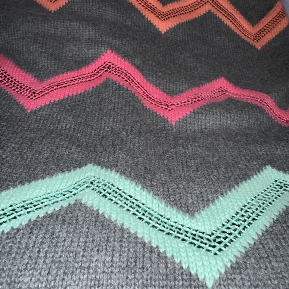 GYMBOREE СЕРЫЙ СВИТЕР ПЛАТЬЕ SS БЛЕСТКИ РОЗОВЫЙ AQUA ОРАНЖЕВЫЙ РАЗМЕР 7 - Изображение 4 из 4