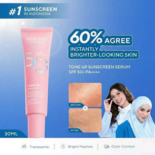 Wardah UV Shield Tinted Tone Up Sunscreen SPF 50 PA  30ml 2PCS Set New