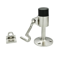 Doorstop Catches Holder with Hook Doorstops with Sound Dampening Rubber Bumper