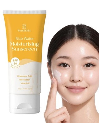 Seoulskin Rice Water Moisturising Sunscreen | SPF 50 PA ++++ 50 gm