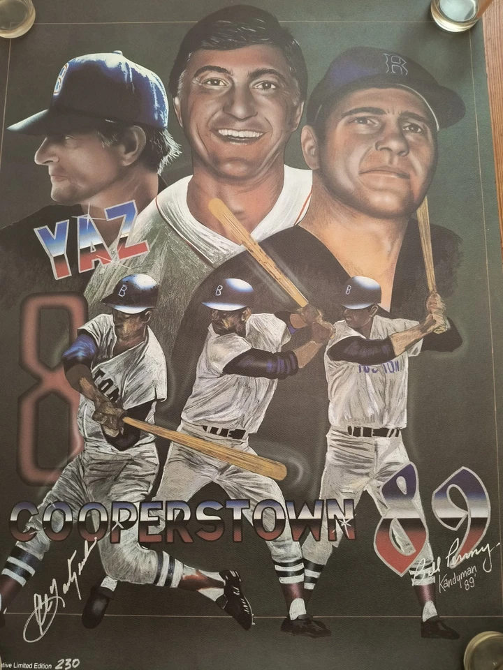 Cooperstown 89 Red Sox Limited Edition Signed Carl Yastrzemski And Bill Penny - Image 2 of 4