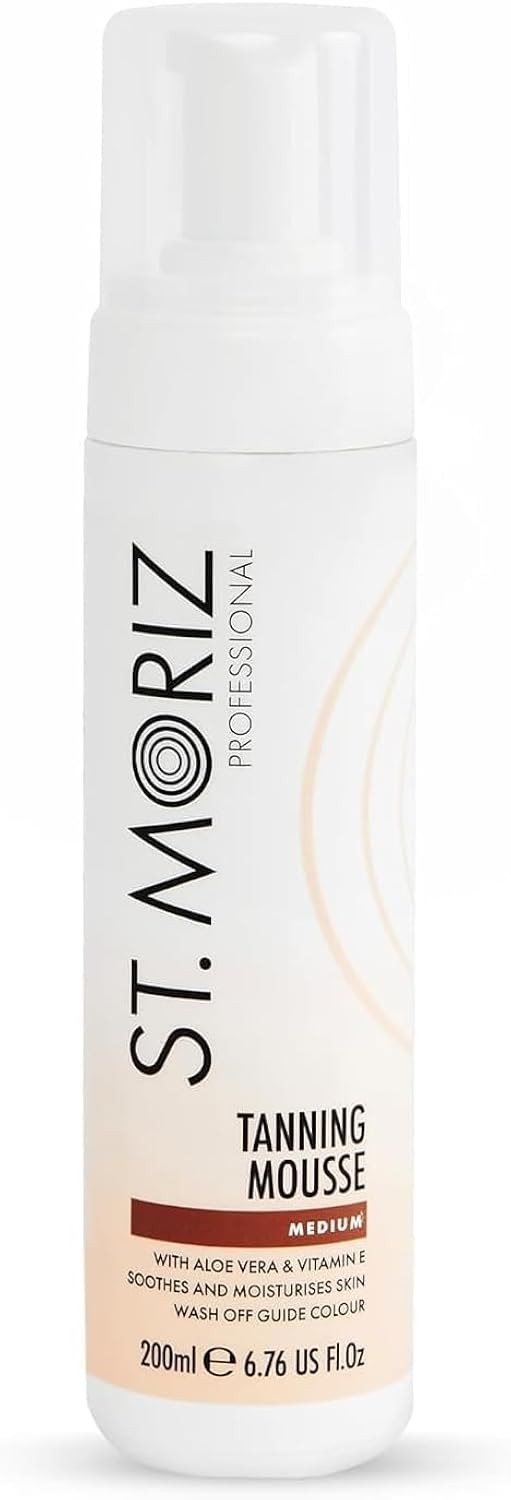 St Moriz Professional Instant Tanning Mousse Medium Fast Drying Vegan Self Tan