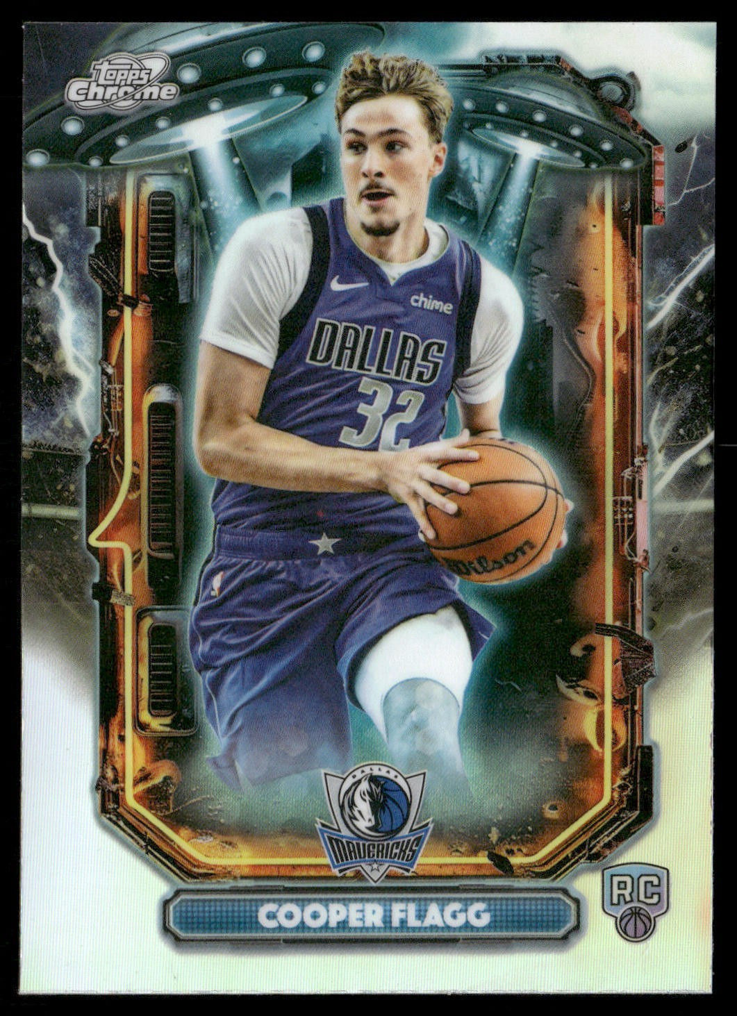 2025-26 Topps Cosmic Chrome Cooper Flagg Extraterrestrial Talent Refractor (RC)