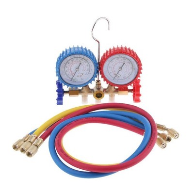 R12 R22 R134A R502 HVAC A / C Kältemitteltest Ladeverteiler-Manometersatz