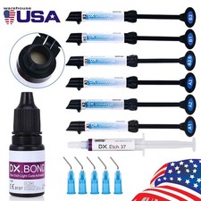 Dental Universal Light Cure Composite Resin/Etching Gel/Bonding Adhesive Kit