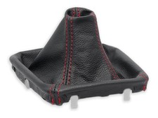 SCHALTMANSCHETTE FUR MERCEDES SLK R172 automatik 2011-2015 ECHTELEDER NAHT ROT