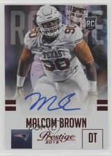 2015 Panini Prestige Rookie Extra Points Red Signatures Malcom Brown Auto 0j6