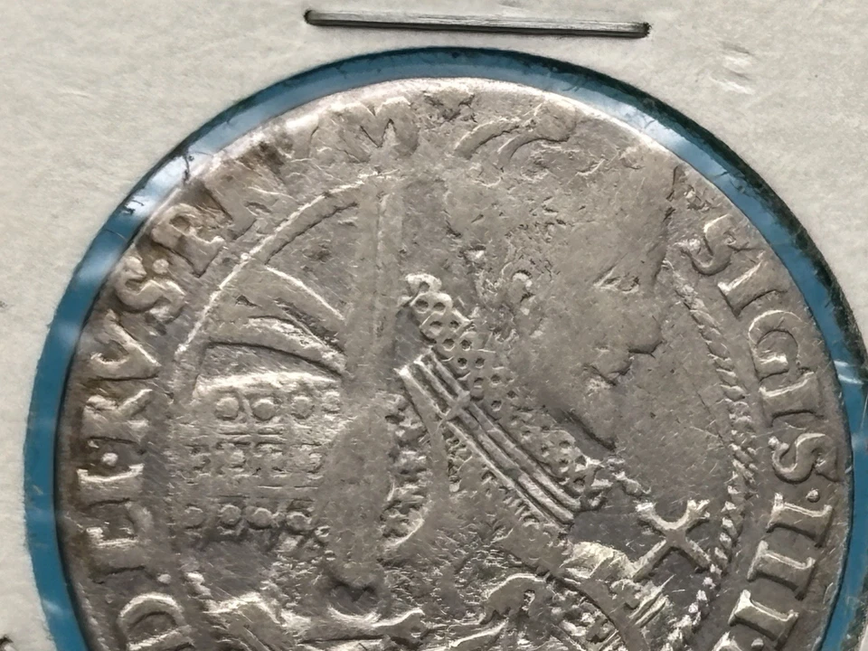 1621 Poland ORT Sigismund III 1/4 Thaler Silver, Kopicki 1271 - Image 3 of 4