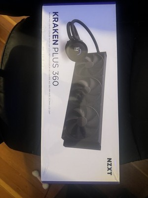 NZXT KRAKEN PLUS 360 MM AIO LIQUID COOLER WITH 1.54'' LCD & STATIC PRESSURE FANS