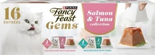 Fancy Feast Gems Mousse Salmon & a Halo of Savory Gravy Pate Wet Cat Food,